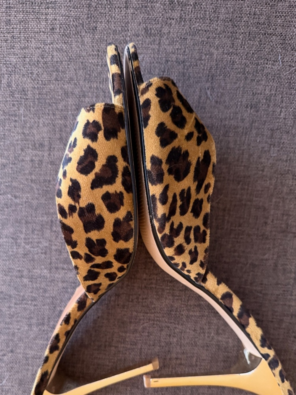 sexy leopard slides women's 14/mens 12